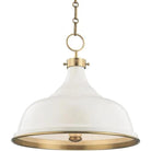 Hudson Valley Lighting - Painted No.1 Pendant - MDS300-AGB/OW - Canada Light Shop