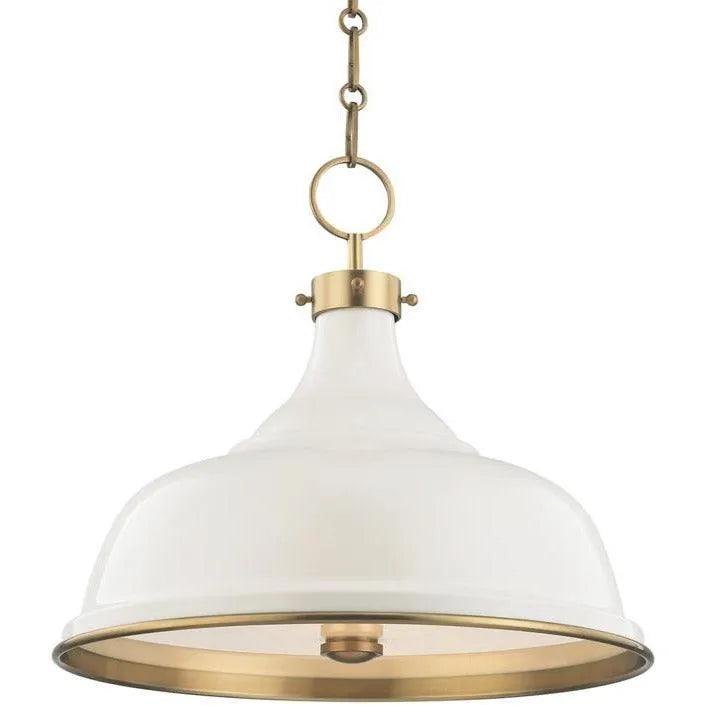 Hudson Valley Lighting - Painted No.1 Pendant - MDS300-AGB/OW - Canada Light Shop
