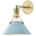 Hudson Valley Lighting - Painted No.2 Wall Sconce - MDS350-AGB/BB - Canada Light Shop