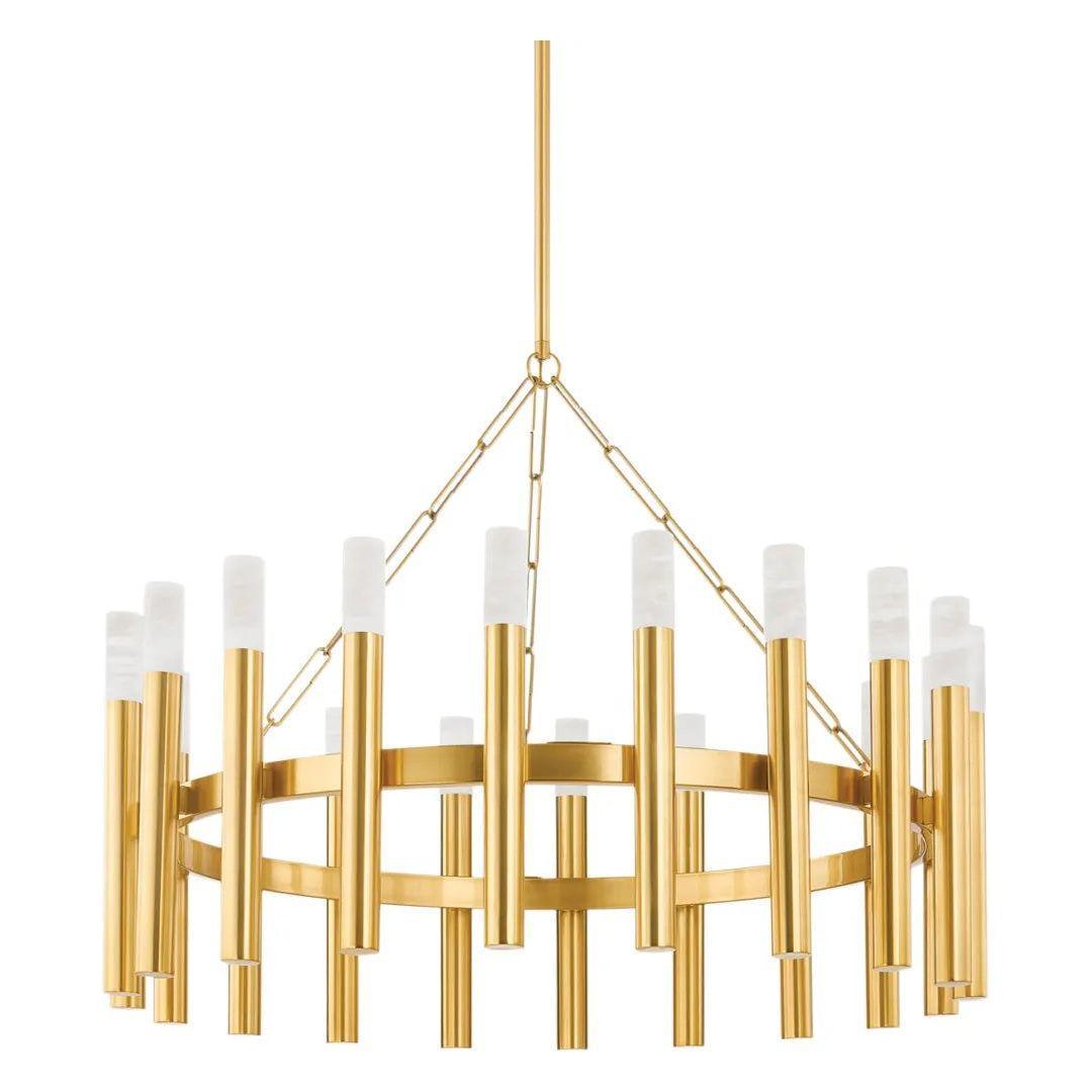 Hudson Valley Lighting - Pali Chandelier - 5742-AGB - Canada Light Shop