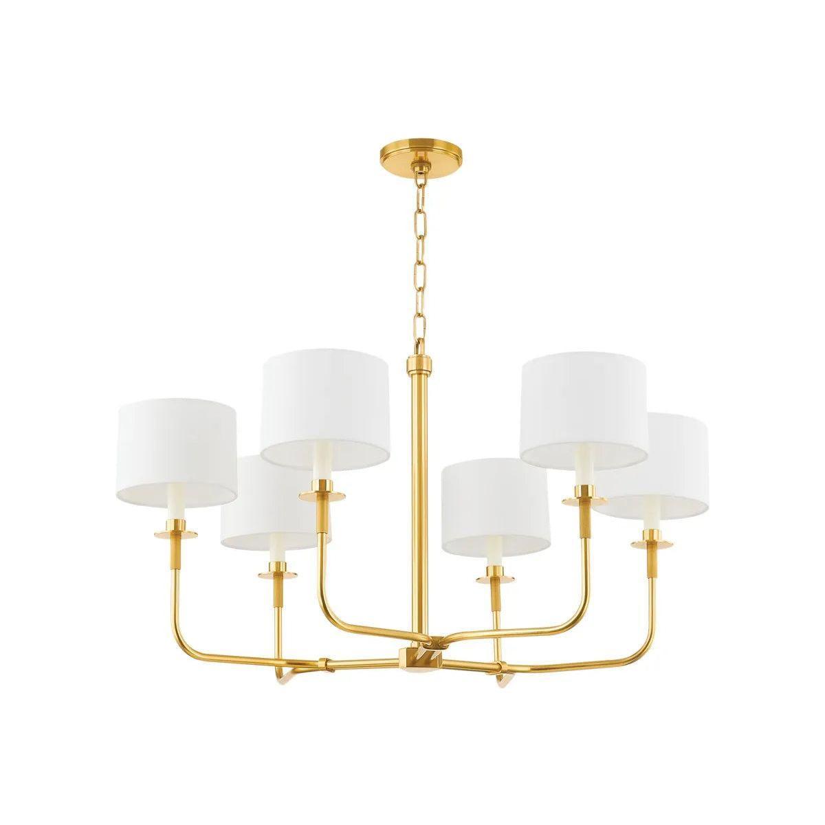 Hudson Valley Lighting - Paramus Chandelier - 9136-AGB - Canada Light Shop