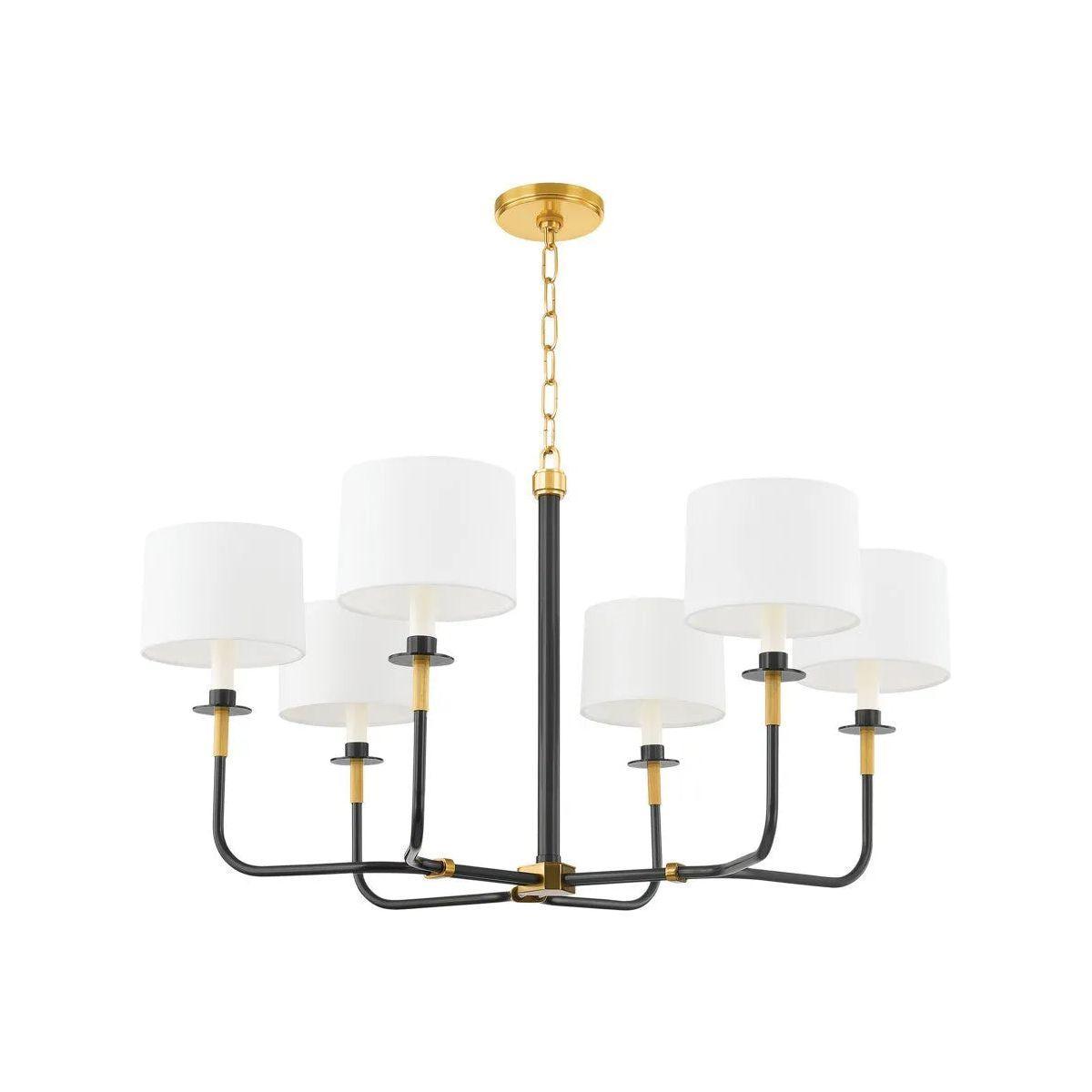 Hudson Valley Lighting - Paramus Chandelier - 9136-AOB - Canada Light Shop