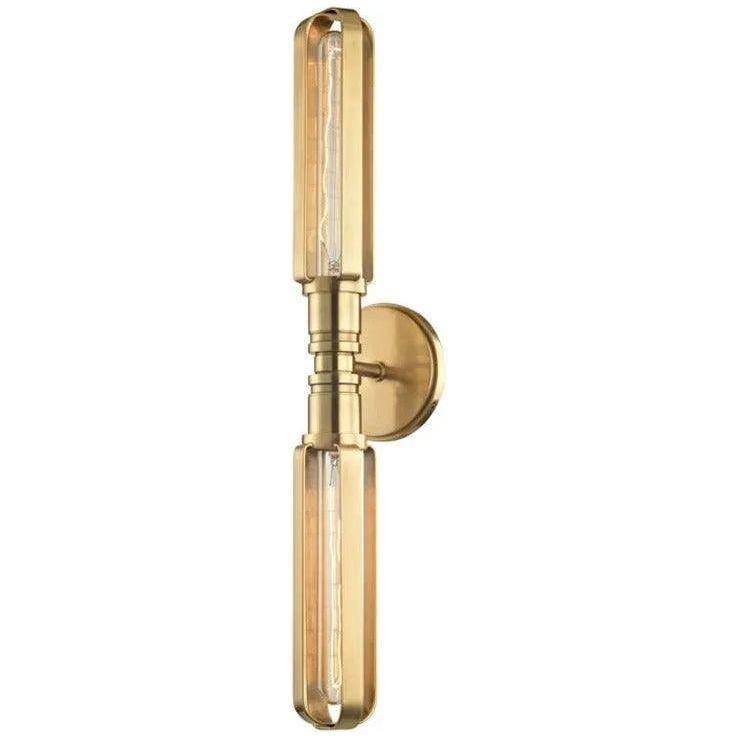 Hudson Valley Lighting - Red Hook Double Wall Sconce - 1092-AGB - Canada Light Shop