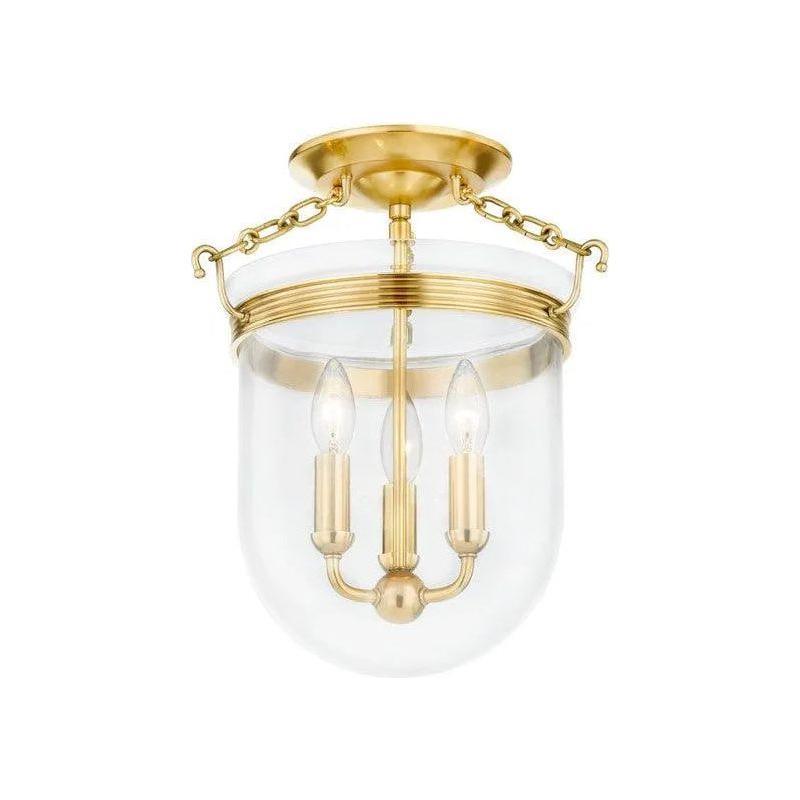 Hudson Valley Lighting - Rousham Semi Flush Mount - MDS1600-AGB - Canada Light Shop