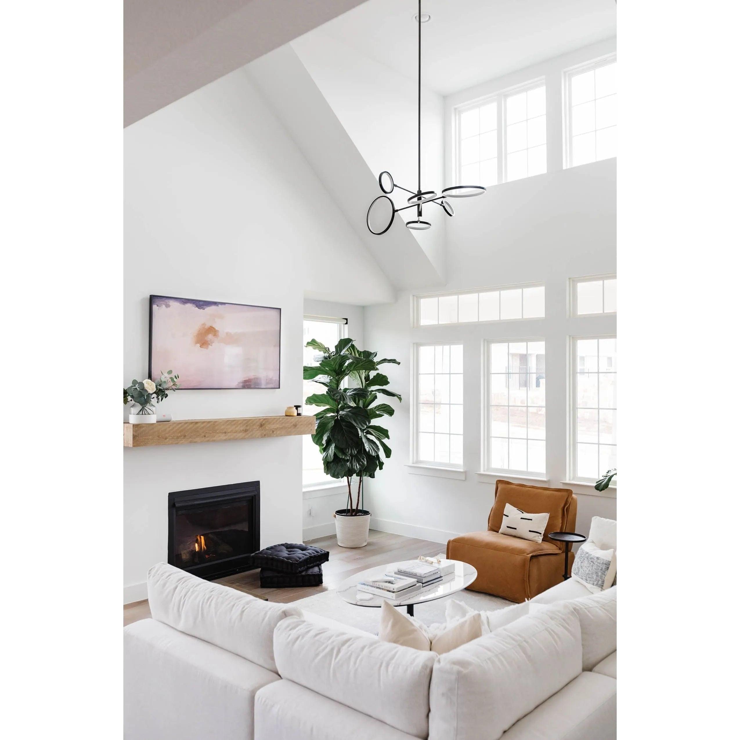 Hudson Valley Lighting - Saturn Chandelier - 4106-AGB - Canada Light Shop
