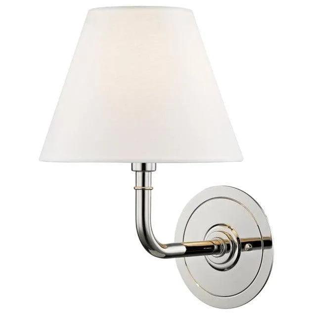 Hudson Valley Lighting - Signature No.1 Wall Sconce - MDS600-PN - Canada Light Shop