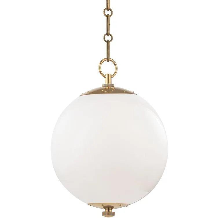 Hudson Valley Lighting - Sphere No.1 Pendant - MDS700-AGB - Canada Light Shop