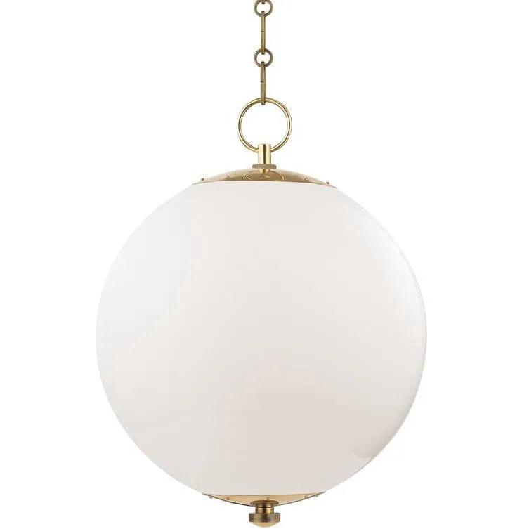 Hudson Valley Lighting - Sphere No.1 Pendant - MDS701-AGB - Canada Light Shop