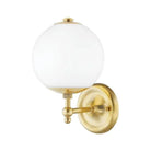 Hudson Valley Lighting - Sphere No.1 Wall Sconce - MDS702-AGB - Canada Light Shop