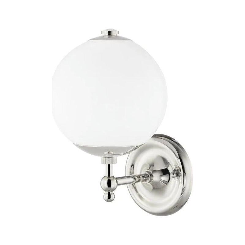 Hudson Valley Lighting - Sphere No.1 Wall Sconce - MDS702-PN - Canada Light Shop