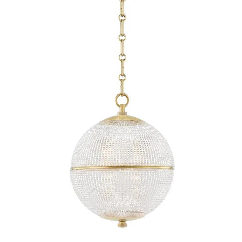 Hudson Valley Lighting - Sphere No. 3 Pendant - MDS800-AGB - Canada Light Shop