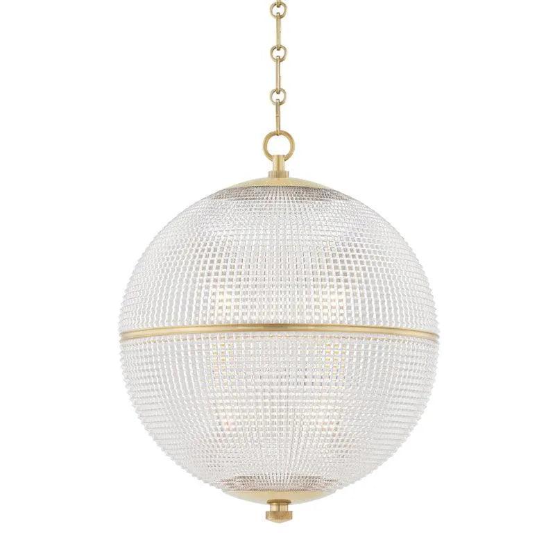 Hudson Valley Lighting - Sphere No. 3 Pendant - MDS801-AGB - Canada Light Shop