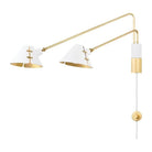 Hudson Valley Lighting - Split Wall Sconce - KBS1752102-AGB/SWH - Canada Light Shop