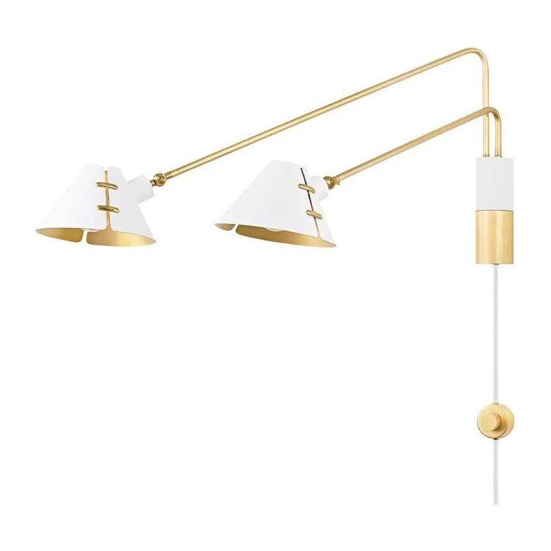 Hudson Valley Lighting - Split Wall Sconce - KBS1752102-AGB/SWH - Canada Light Shop