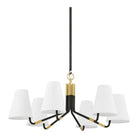Hudson Valley Lighting - Stanwyck Chandelier - 6632-AGB/DB - Canada Light Shop