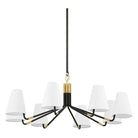 Hudson Valley Lighting - Stanwyck Chandelier - 6640-AGB/DB - Canada Light Shop