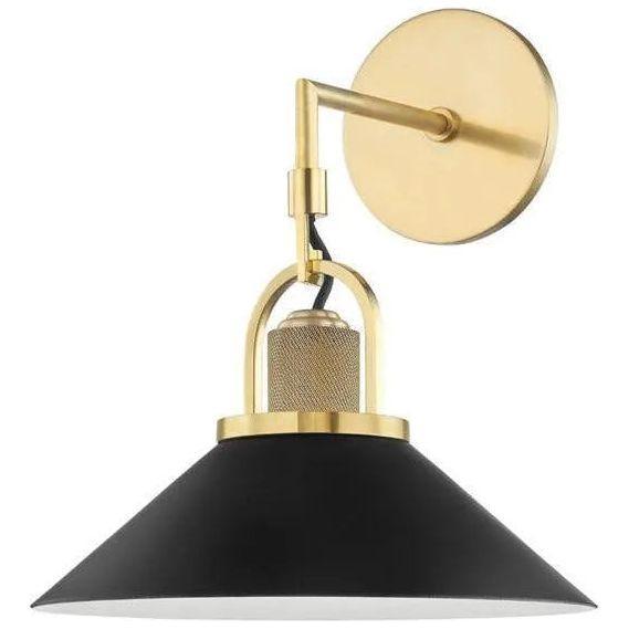 Hudson Valley Lighting - Syosset Wall Sconce - 2601-AGB/BK - Canada Light Shop