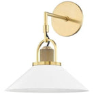 Hudson Valley Lighting - Syosset Wall Sconce - 2601-AGB/WH - Canada Light Shop