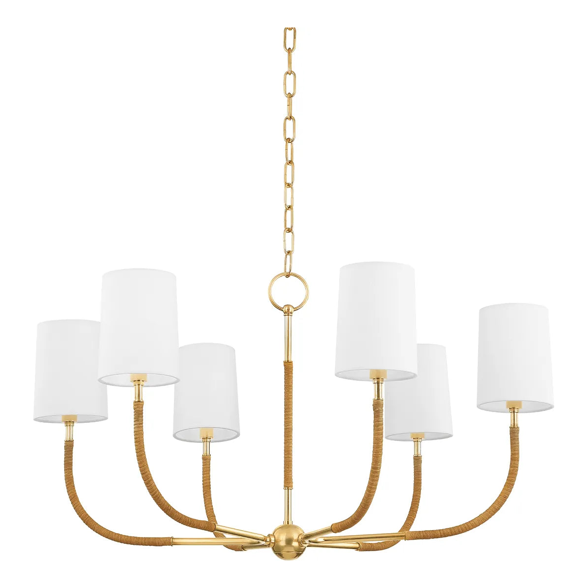 Hudson Valley Lighting - Webson Chandelier - 3534-AGB - Canada Light Shop