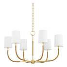 Hudson Valley Lighting - Webson Chandelier - 3534-AGB - Canada Light Shop