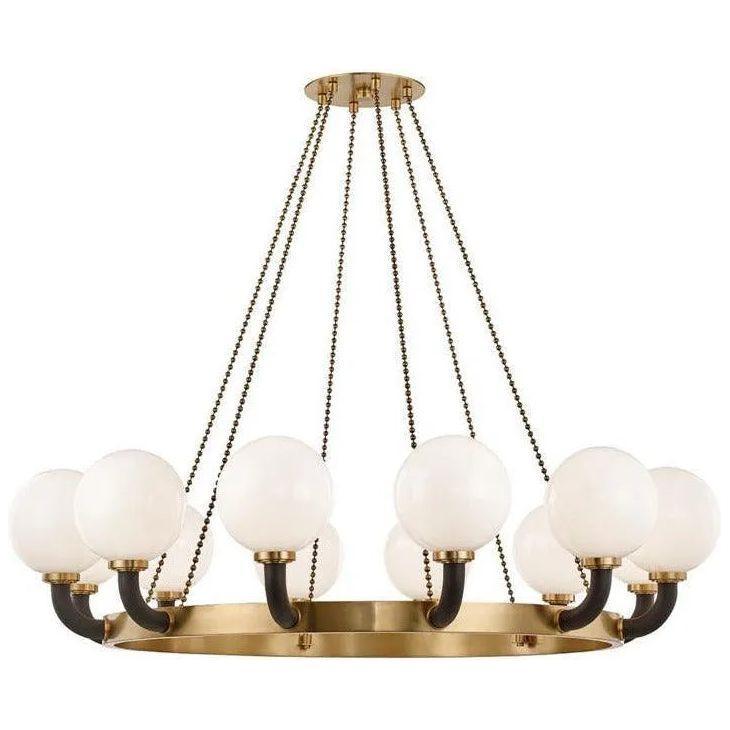 Hudson Valley Lighting - Werner Pendant - 3660-AGB/BK - Canada Light Shop