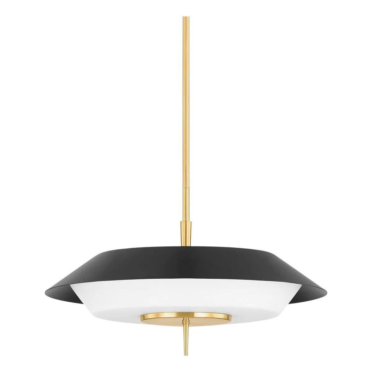 Hudson Valley Lighting - Westport Pendant - 4304-AGB/SBK - Canada Light Shop