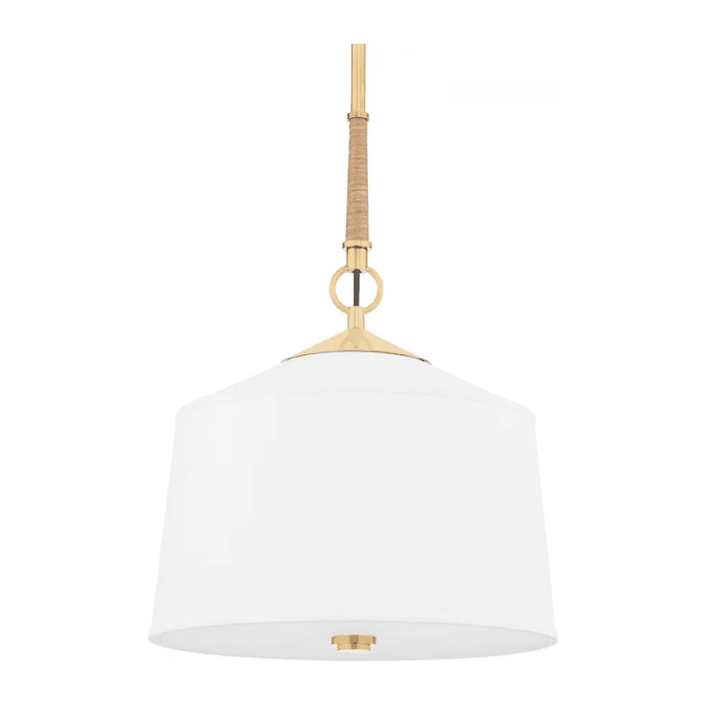 Hudson Valley Lighting - White Plains Pendant - 5214-AGB - Canada Light Shop