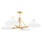 Hudson Valley Lighting - Williamsburg Chandelier - 1046-AGB - Canada Light Shop