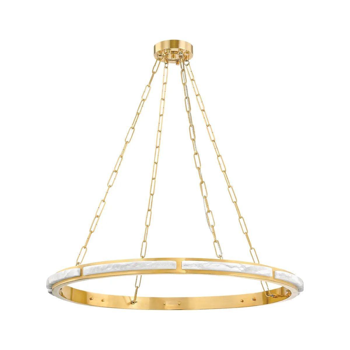 Hudson Valley Lighting - Wingate LED Chandelier - 8136-AGB - Canada Light Shop