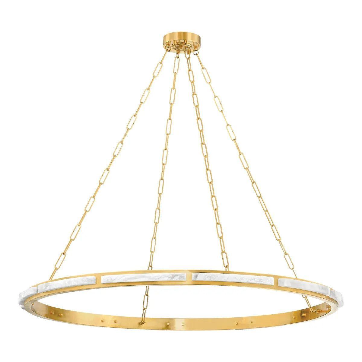 Hudson Valley Lighting - Wingate LED Chandelier - 8148-AGB - Canada Light Shop