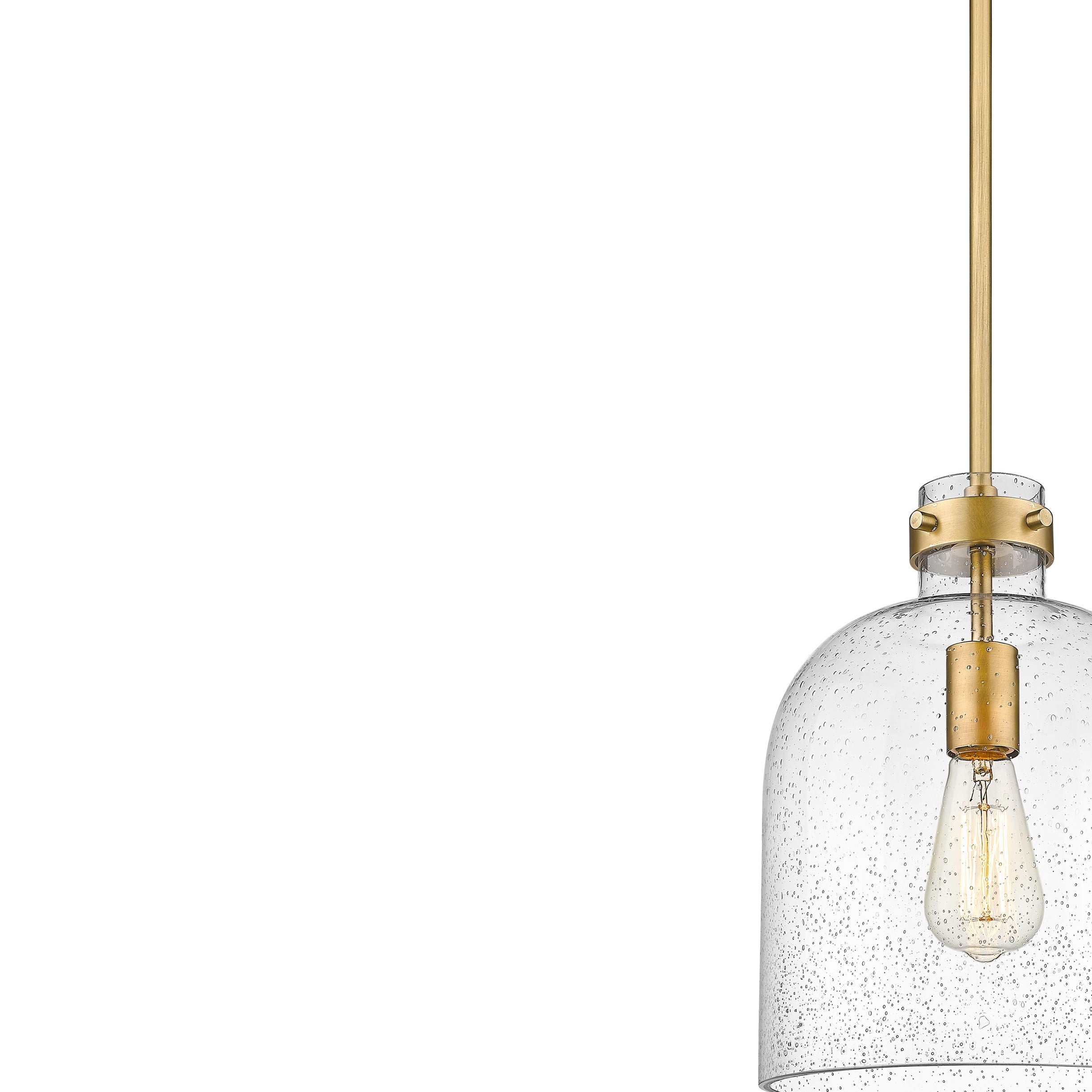 Z-Lite 817-9RB Pearson Pendant in Rubbed Brass
