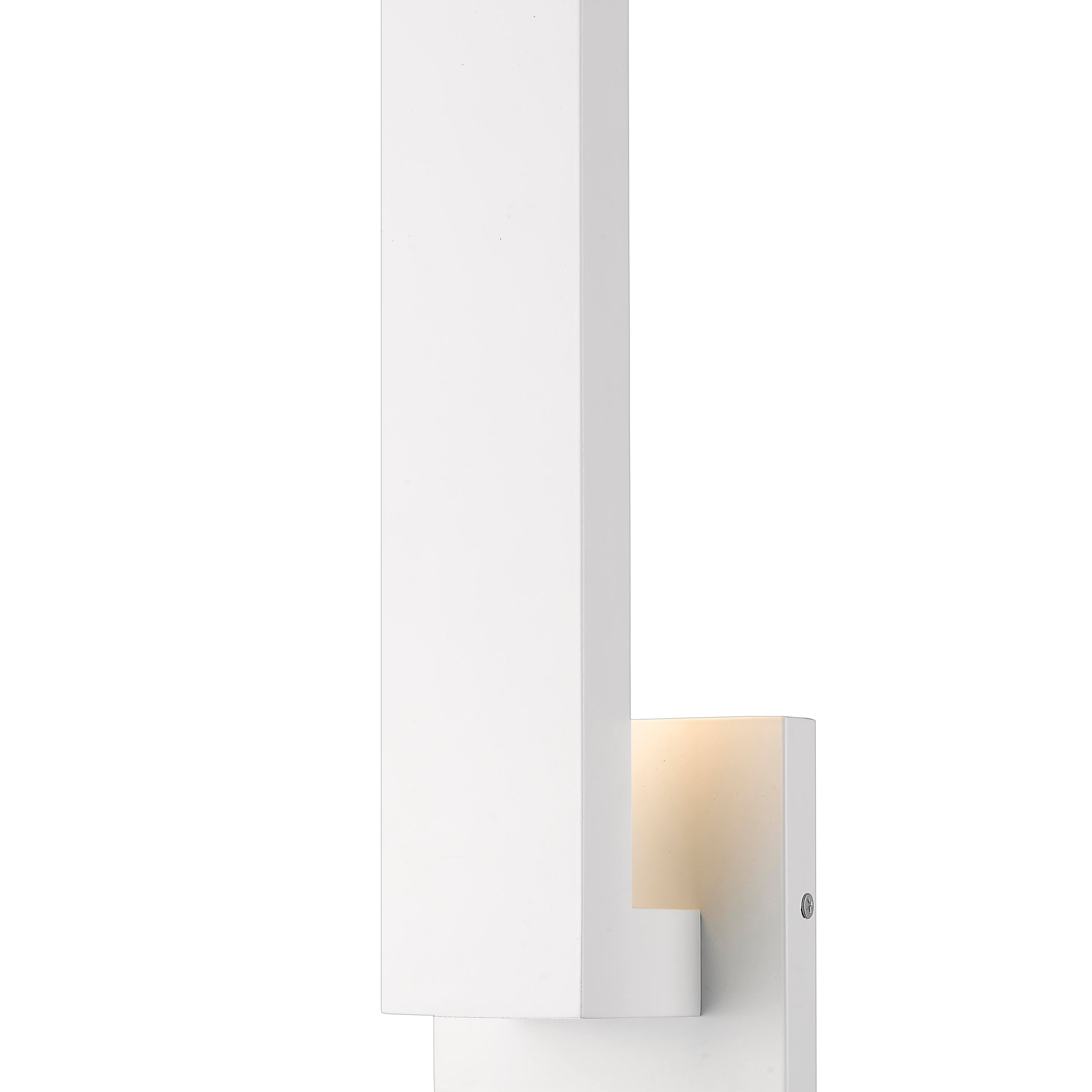Z-Lite 576S-WH-LED Edge Outdoor Wall Light in Pure White