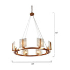 Justice Designs - Halo Chandelier - FSN-4225-OPAL-MBBR - Canada Light Shop
