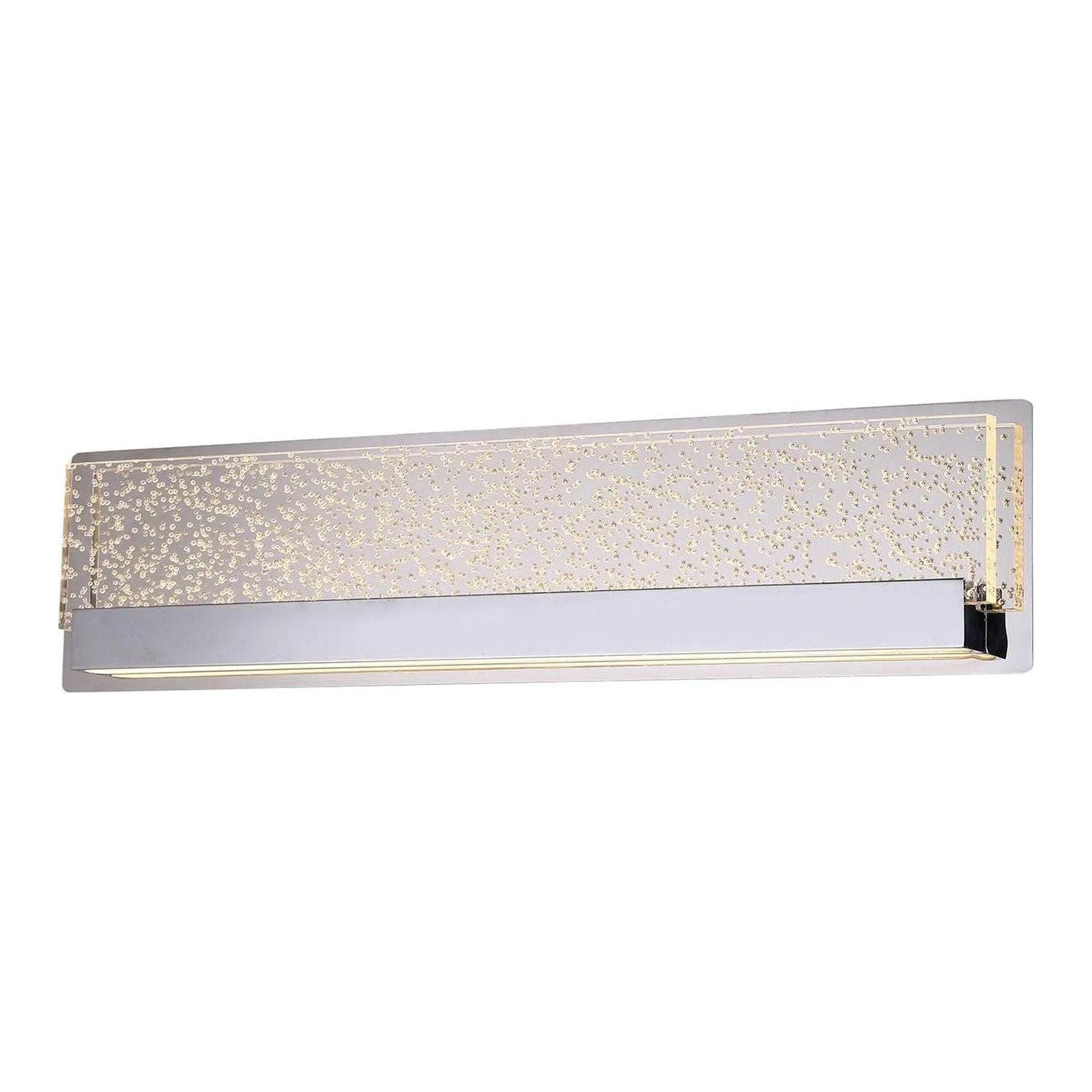 Justice Designs - Alloy Linear LED Wall/Bath - ACR-4085-BUBL-CROM - Canada Light Shop