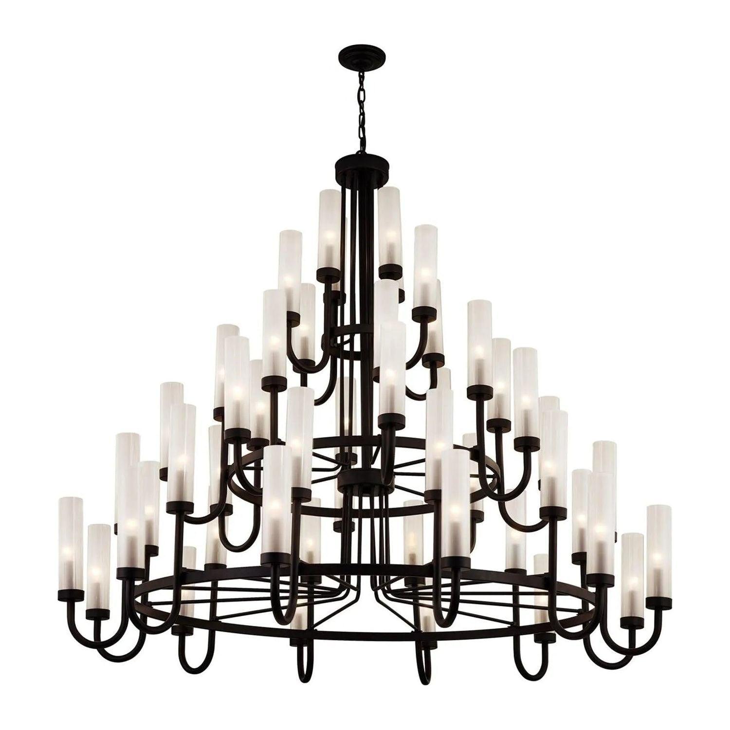 Justice Designs - Anchor Chandelier - FSN-4343-CLFR-DBRZ - Canada Light Shop