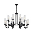 Justice Designs - Anchor Chandelier - FSN-4343-CLFR-DBRZ - Canada Light Shop
