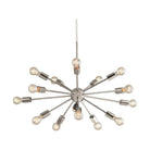 Justice Designs - Axion Chandelier - NSH-8024-NCKL - Canada Light Shop