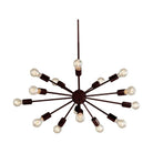 Justice Designs - Axion Chandelier - NSH-8024-NCKL - Canada Light Shop