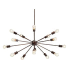 Justice Designs - Axion Chandelier - NSH-8024-NCKL - Canada Light Shop