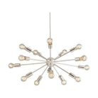 Justice Designs - Axion Chandelier - NSH-8024-NCKL - Canada Light Shop