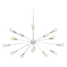 Justice Designs - Axion Chandelier - NSH-8024-NCKL - Canada Light Shop