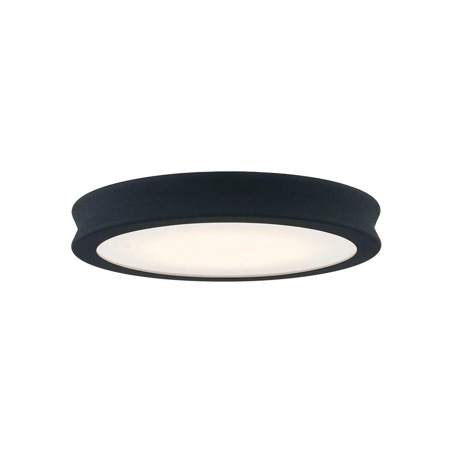 Justice Designs - Bevel LED Flush-Mount - FSN-4181-OPAL-MBTX - Canada Light Shop