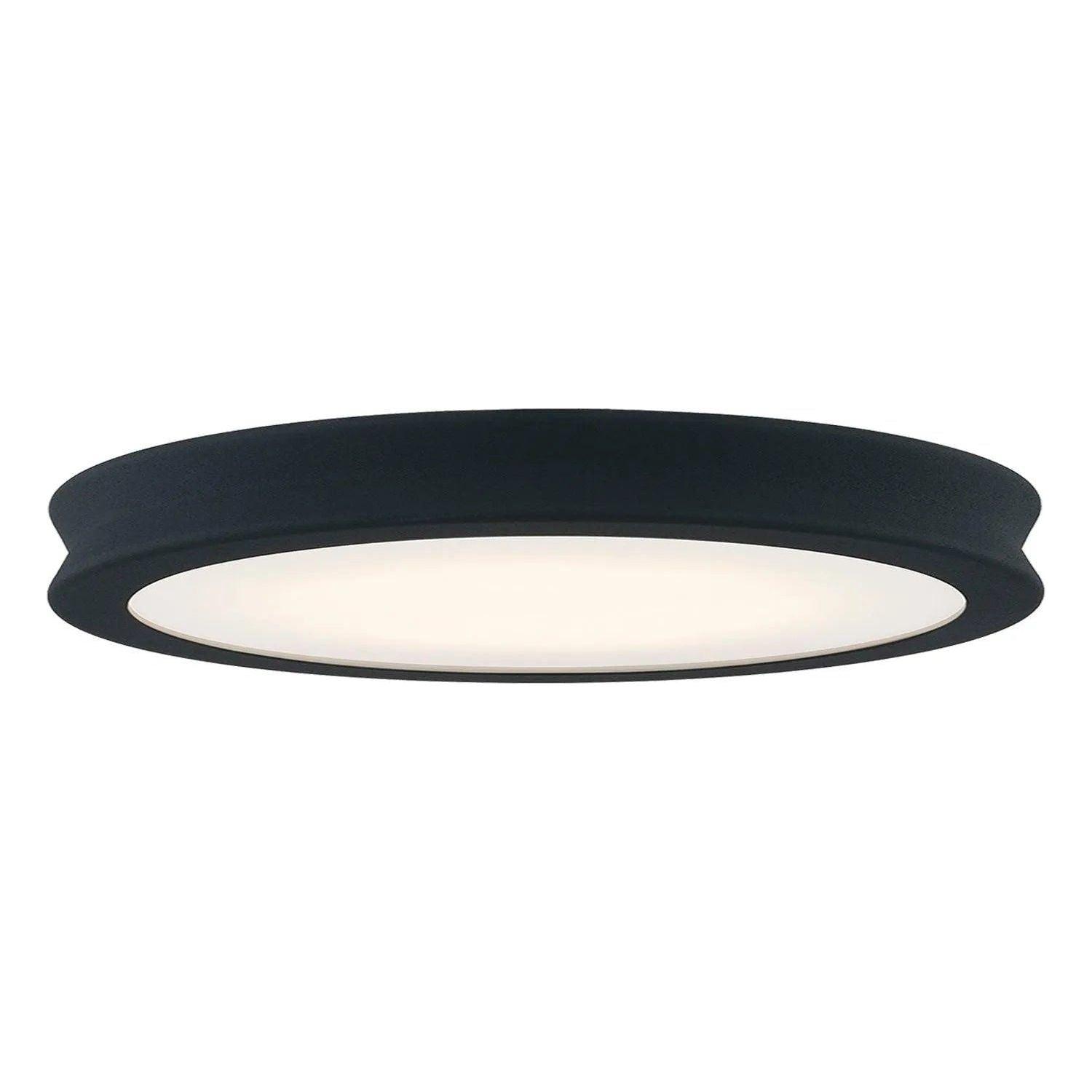 Justice Designs - Bevel LED Flush-Mount - FSN-4181-OPAL-MBTX - Canada Light Shop