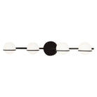 Justice Designs - Centric Bath Bar - FSN-4164-OPAL-MBLK - Canada Light Shop