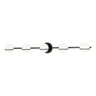 Justice Designs - Centric Bath Bar - FSN-4165-OPAL-MBLK - Canada Light Shop