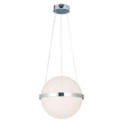 Justice Designs - Centric LED Pendant - ACR-4160-OPAL-MBLK - Canada Light Shop