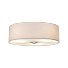 Justice Designs - Classic LED Flush-Mount - FAB-9595-CREM-NCKL - Canada Light Shop