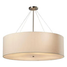 Justice Designs - Classic Pendant - FAB-9590-CREM-NCKL - Canada Light Shop
