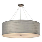 Justice Designs - Classic Pendant - FAB-9590-CREM-NCKL - Canada Light Shop
