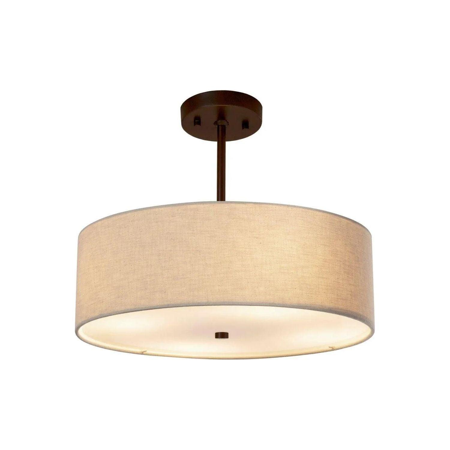 Justice Designs - Classic Pendant - FAB-9590-CREM-NCKL - Canada Light Shop